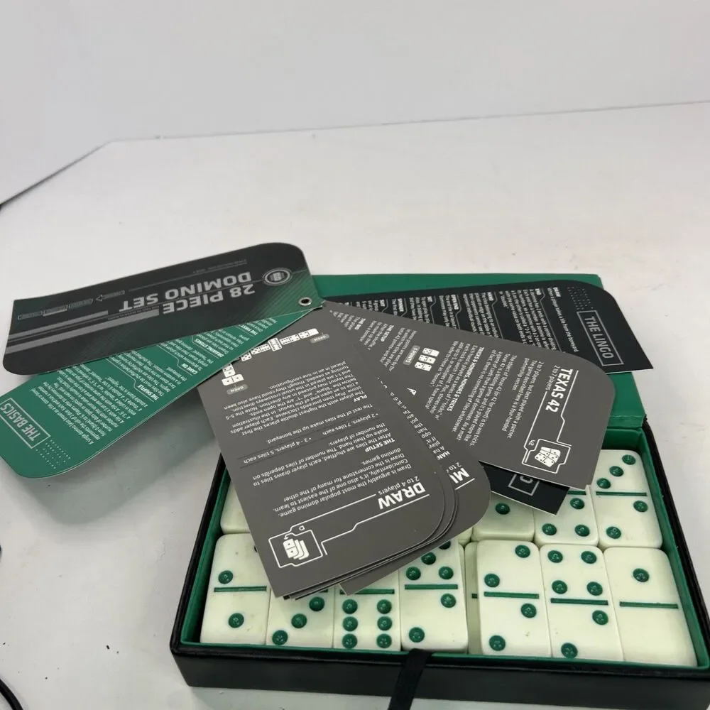 2006 Philip Morris Marlboro Menthol 28 Piece Domino Set Double Six